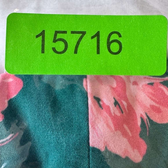 J. Crew Mercantile Women's Floral Print Pencil Skirt Green/Pink Size 14 Lined - Picture 12 of 12